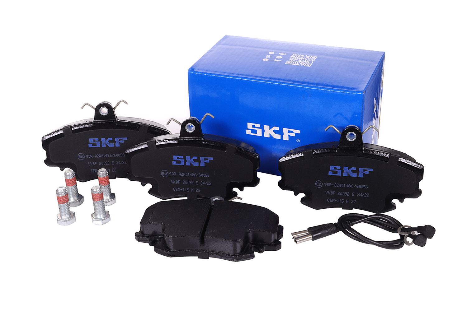 SKF VKBP 80092 E Bremsbelagsatz, Scheibenbremse